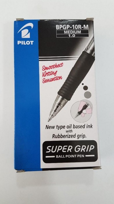 PILOT SUPER GRIP NEGRO BPGP-10R-M