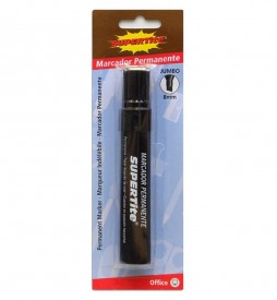 MARCADOR PERMAN.NEGRO 8MM...