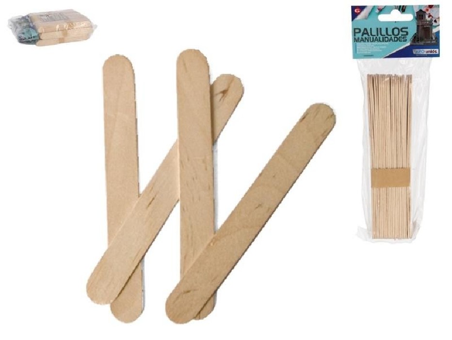 SET PALILLOS MANUALIDADES X20