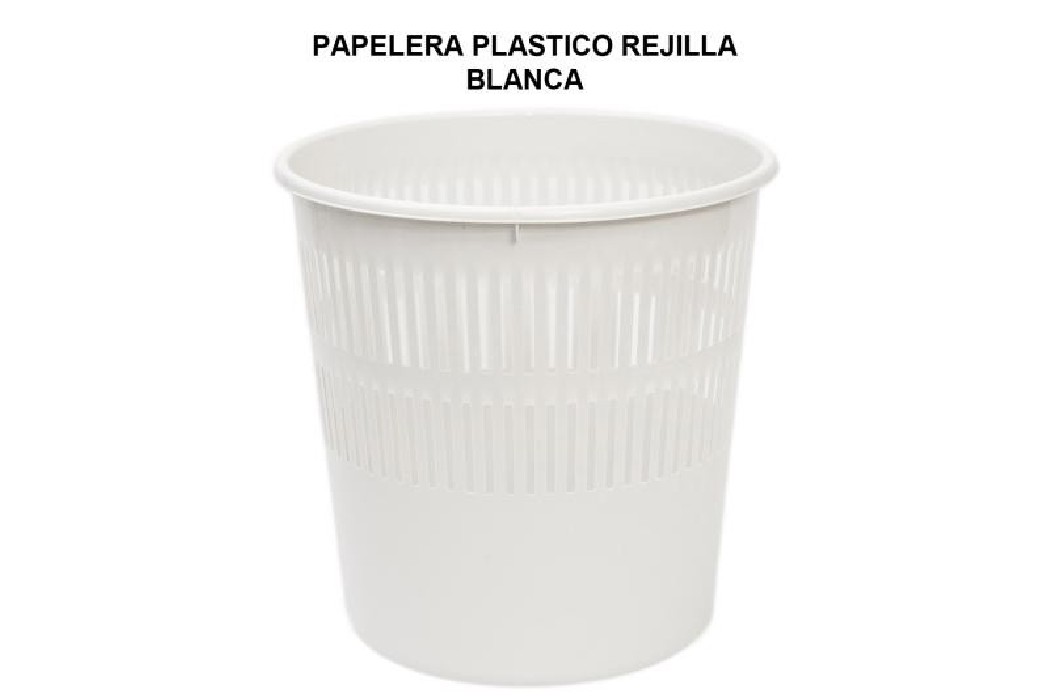 PAPELERA REJILLA BCA/NEGRA/GRIS