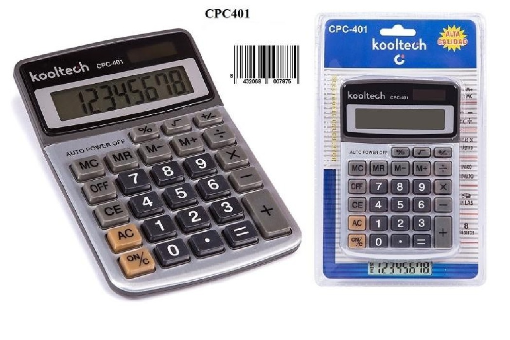 CALCULADORA PEQUEÑA 8 DIG. CPC401
