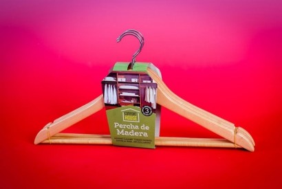 LOTE 3 PERCHA MADERA...