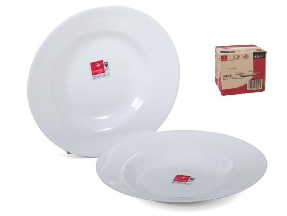 PLATO HONDO TOLEDO 23CM