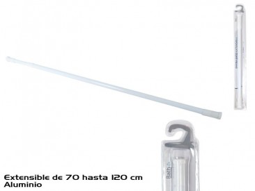 BARRA BAÑO EXTENS.70-120 BCO