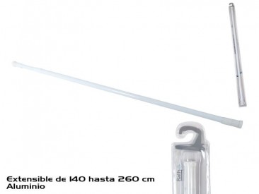 BARRA BAÑO EXTENS.140-260 BCO