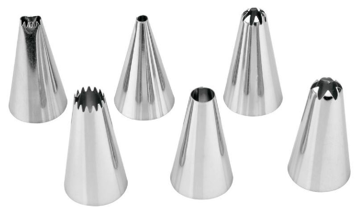 JUEGO 6 BOQUILLAS INOX 24mm RF.2646