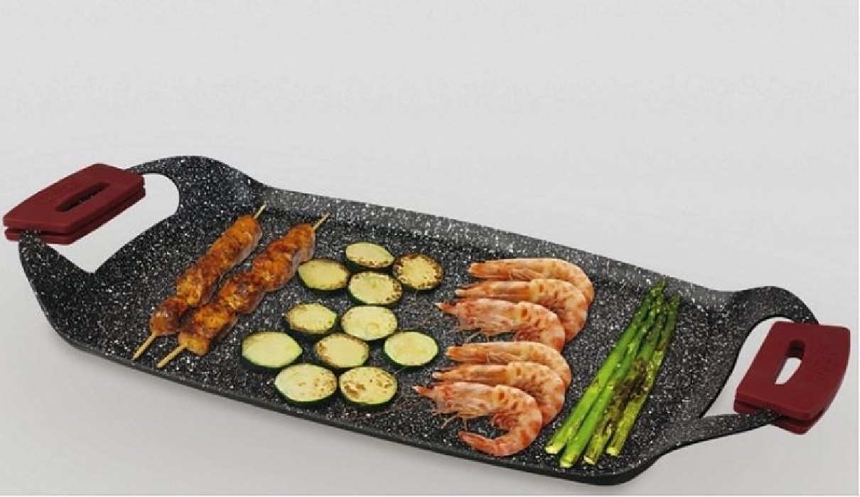 ASADORA ALUMIN.FORJADO GRIL PIEDRA...