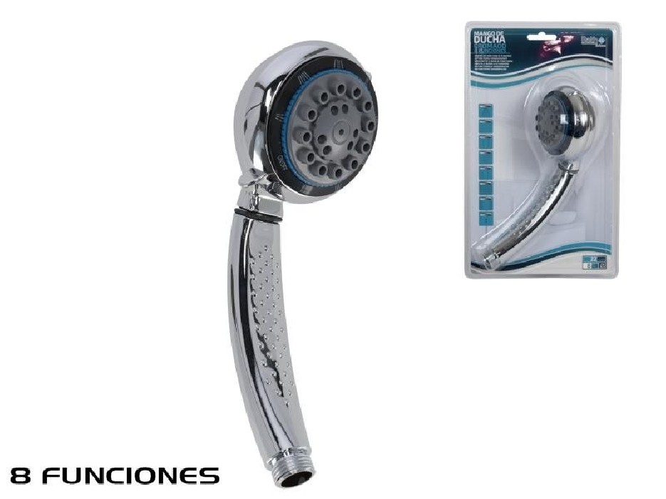 MANGO DUCHA CROMO 8 FUNC.