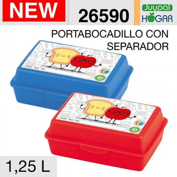 PORTA-BOCADILLOS C/SEPARADOR 1.25L 26590