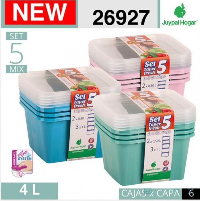 SET 5 TAPER CUAD.4L  26927