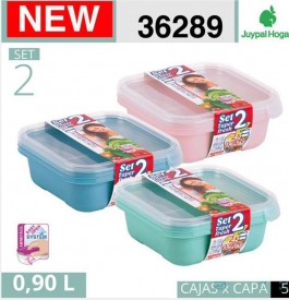 SET 2 TAPER CUADRADO 0.90L...