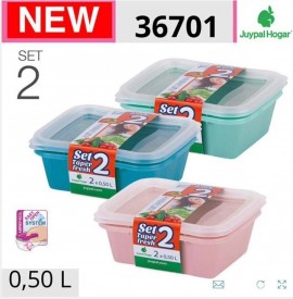 SET 2 TAPER OVAL 0.50L 36701