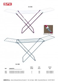TENDEDERO ALAS ACERO GRIS...