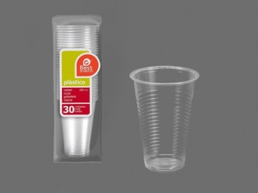 VASO TRANSP.X30 220CC 248400
