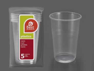 VASO TRANSP.LITRONA X5 249500