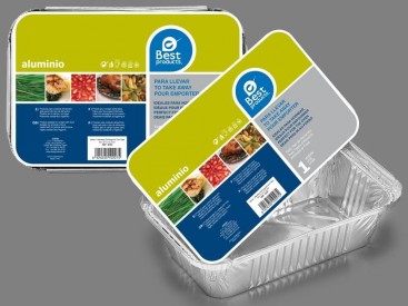 BANDEJA ALUMINIO C/TAPA...