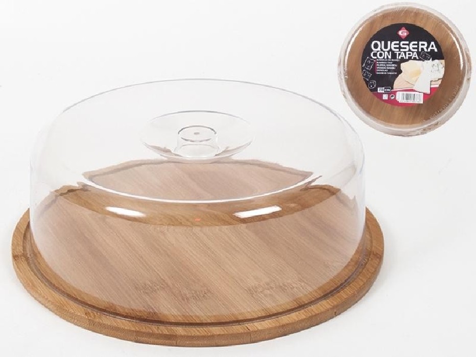 QUESERA C/TAPA 28CM