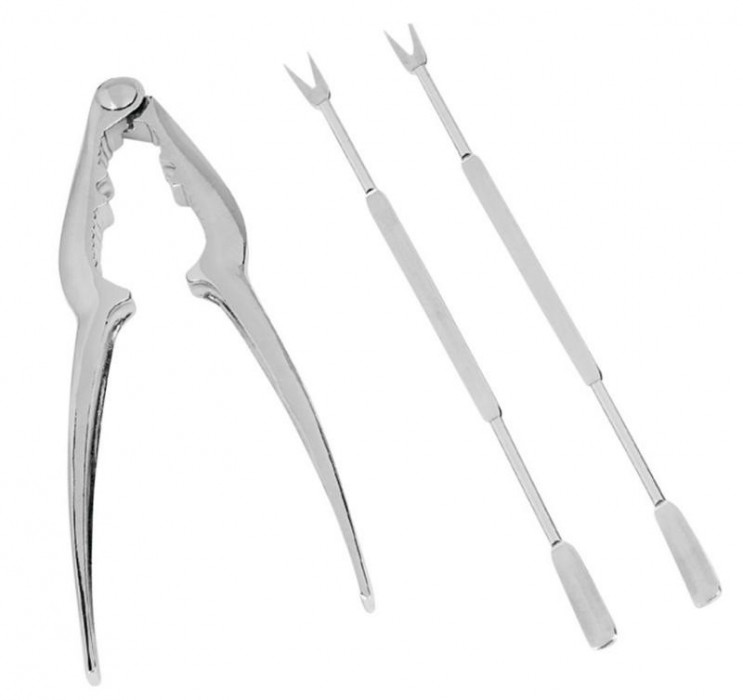 PINZA MARISCO +2 CUCHARILLAS RF.2983