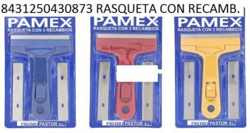 RASQUETA 14 C/RECAMBIOS PAMEX
