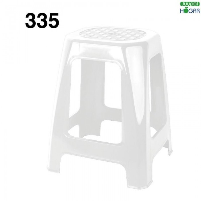 TABURETE ALTO BCO 01335