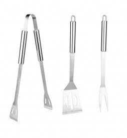 ACCS.BARBACOA INOX 3 PZAS....