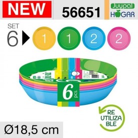 SET 6 PLATOS PICNIC 56651