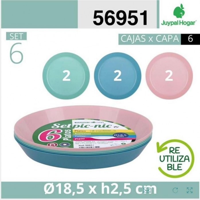 SET 6 PLATOS 18,5   56951