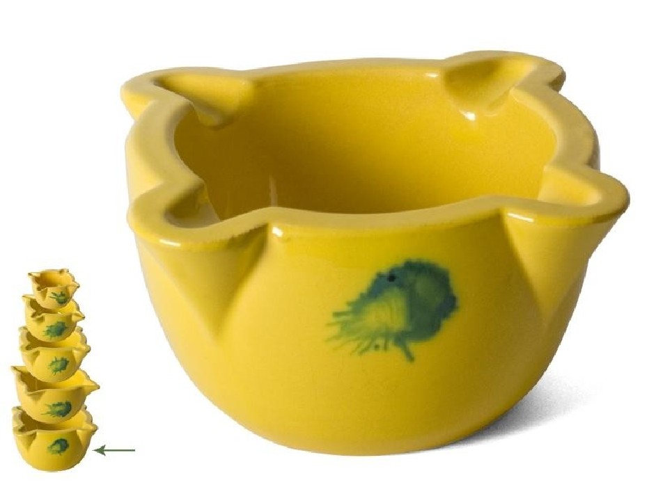 MORTERO AMARILLO 0 16CM DIAM