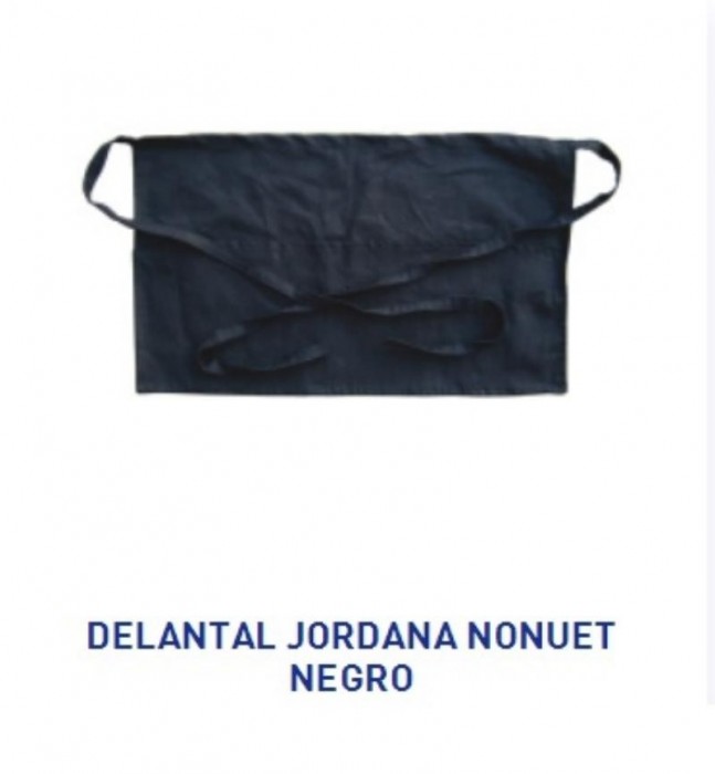 DELANTAL JORDANA NONUET NEGRO