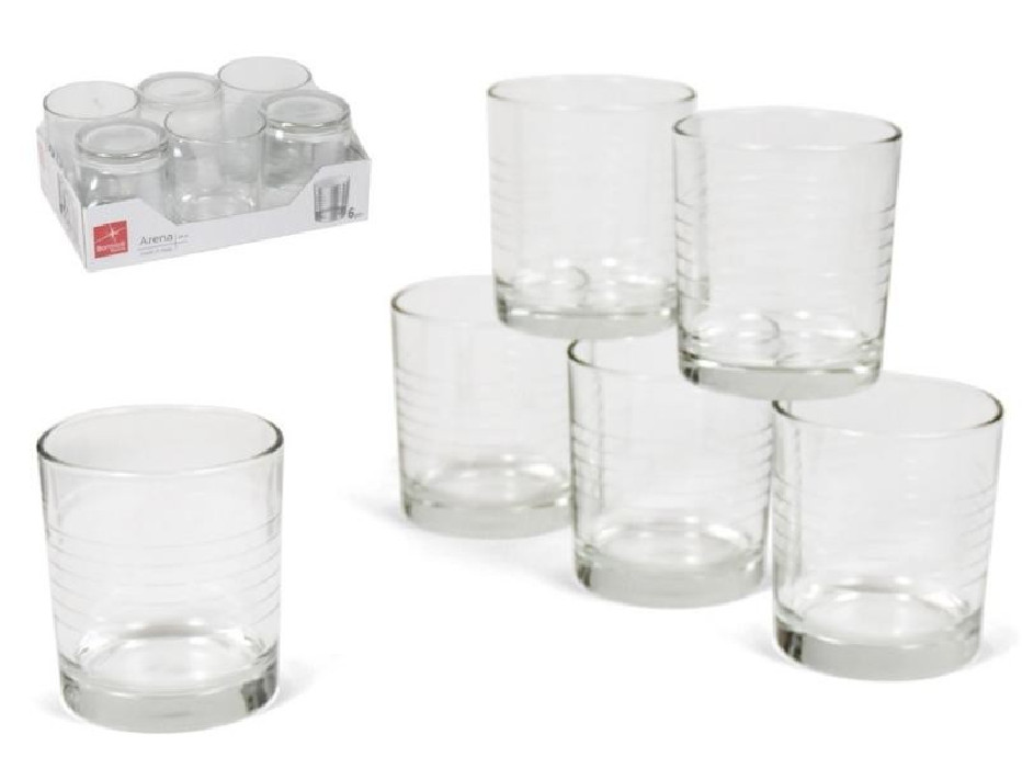 SET 6 VASOS ARENA 24CL
