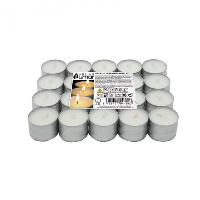 PACK 20 VELAS 7H 41062001