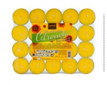 PACK 20 TEALIGHTS CITRONELA...