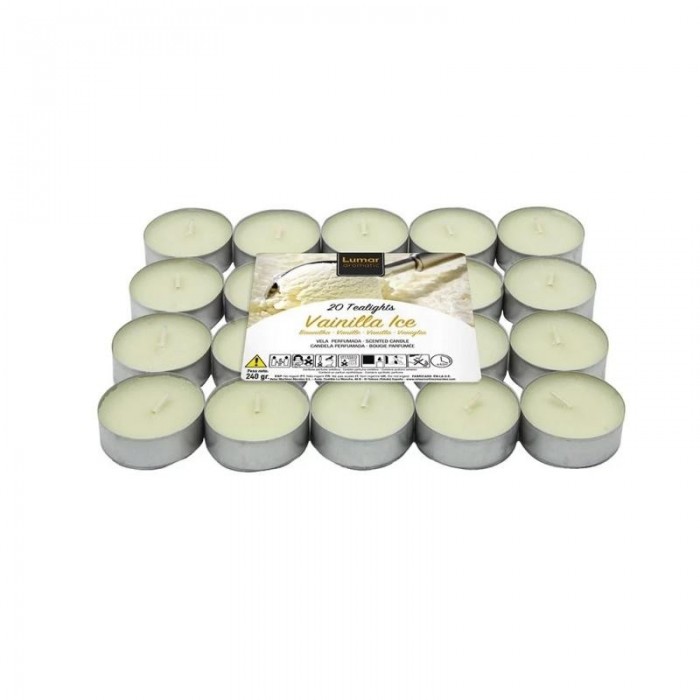 PACK 20 TEALIGHTS VAINILLA 4,5H 425320
