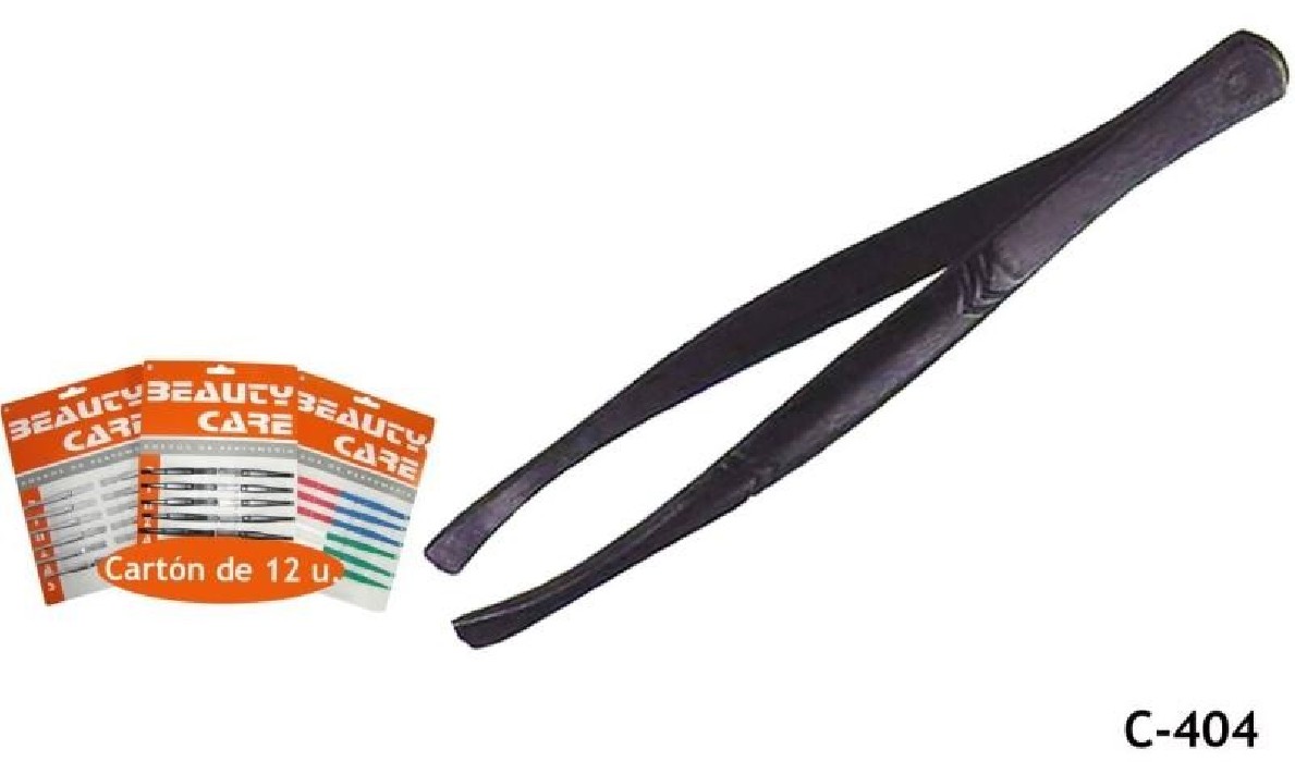 PINZA DEPILAR PAVONADA 8CM R.C404-100