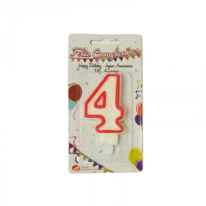 VELA CUMPLEAÑOS N.4 800420