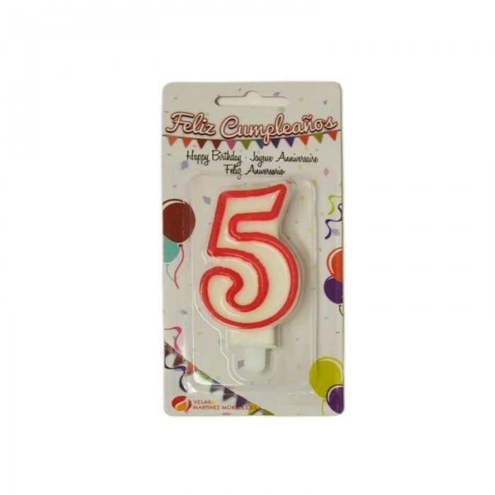 VELA CUMPLEAÑOS N.5 800520
