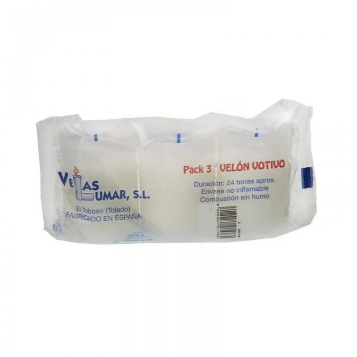 PACK 3 VELON PEQ.BCO 100601