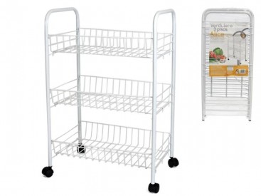 VERDULERO ALICE 3 PISOS METAL