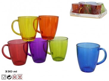 LOTE 6 TAZA 330ML ZUMETA...