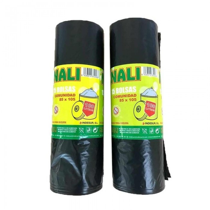 B.BASURA INDUST.NALI 85X105 15UN RF.1018