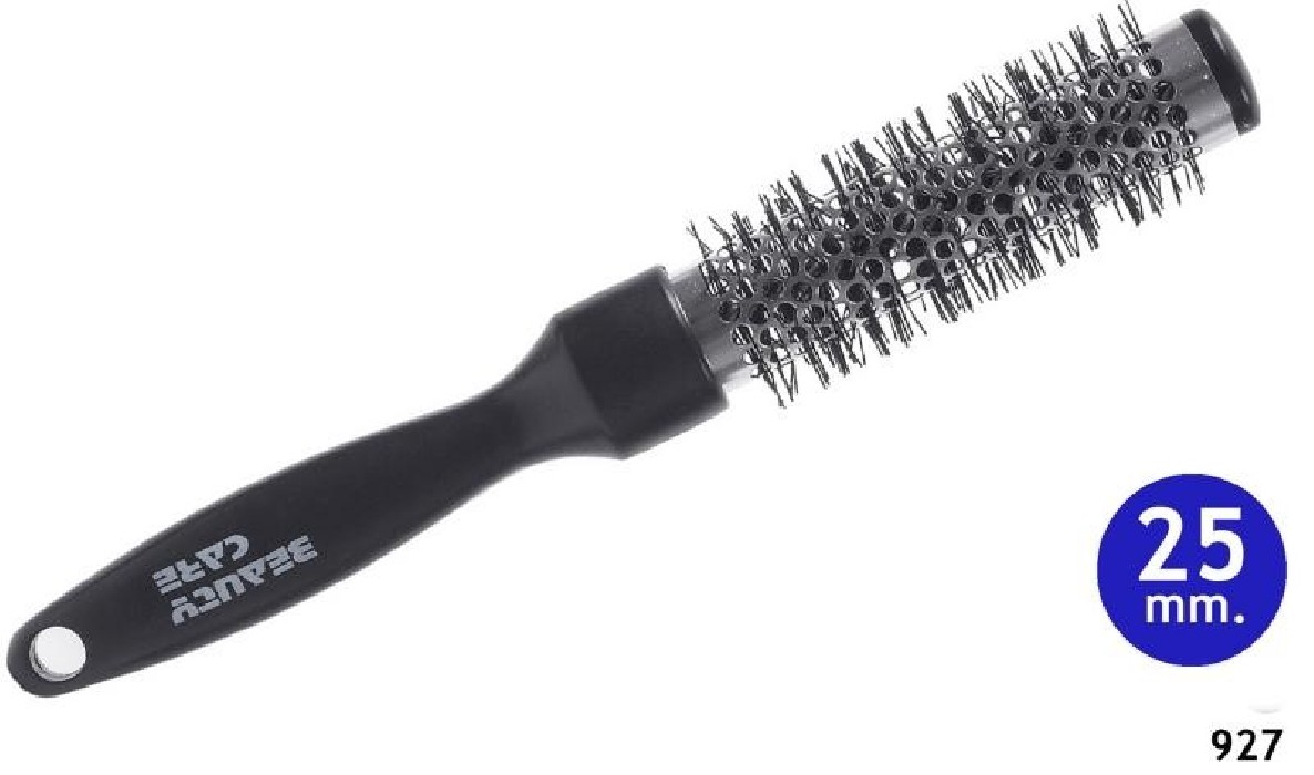 CEPILLO TERMICO CLASICO NEGRO 25 mm....