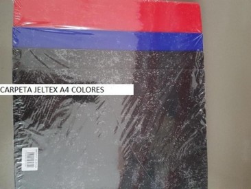 CARPETA A4 COLORES JELTEX