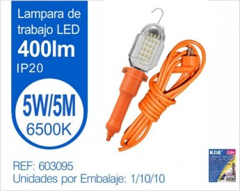 LAMPARA LED TRABAJO 5W 5M