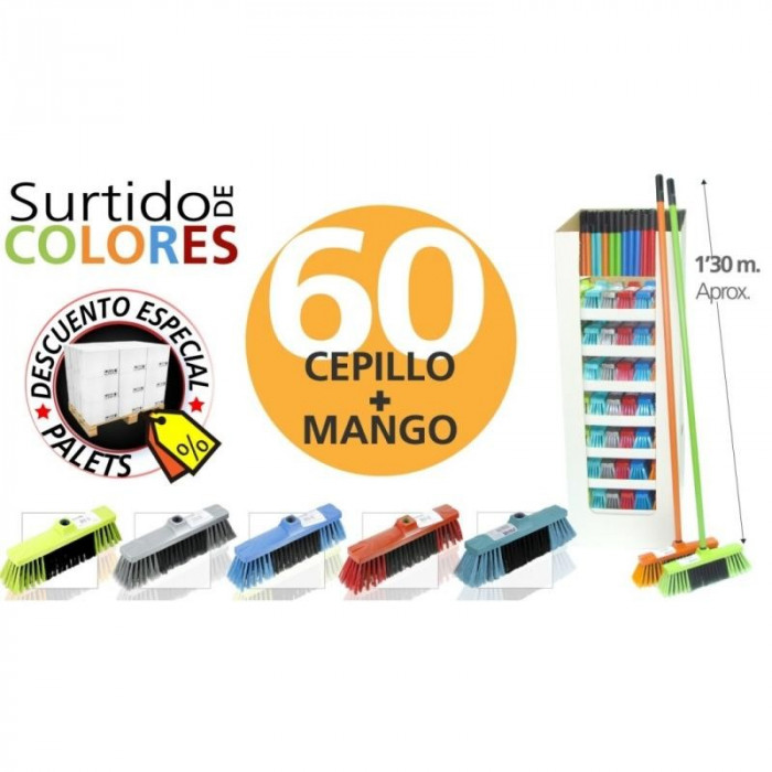 ESCOBA TULIP C/MANGO 1.20