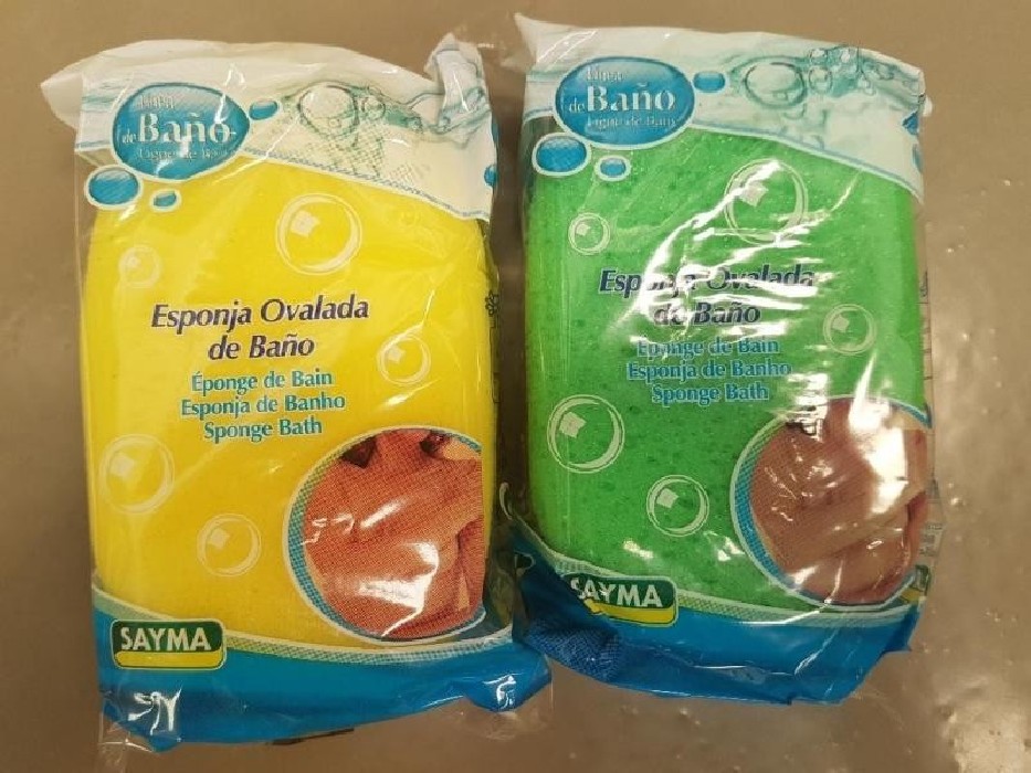 ESPONJA OVALADA BAÑO R.34DORDIV