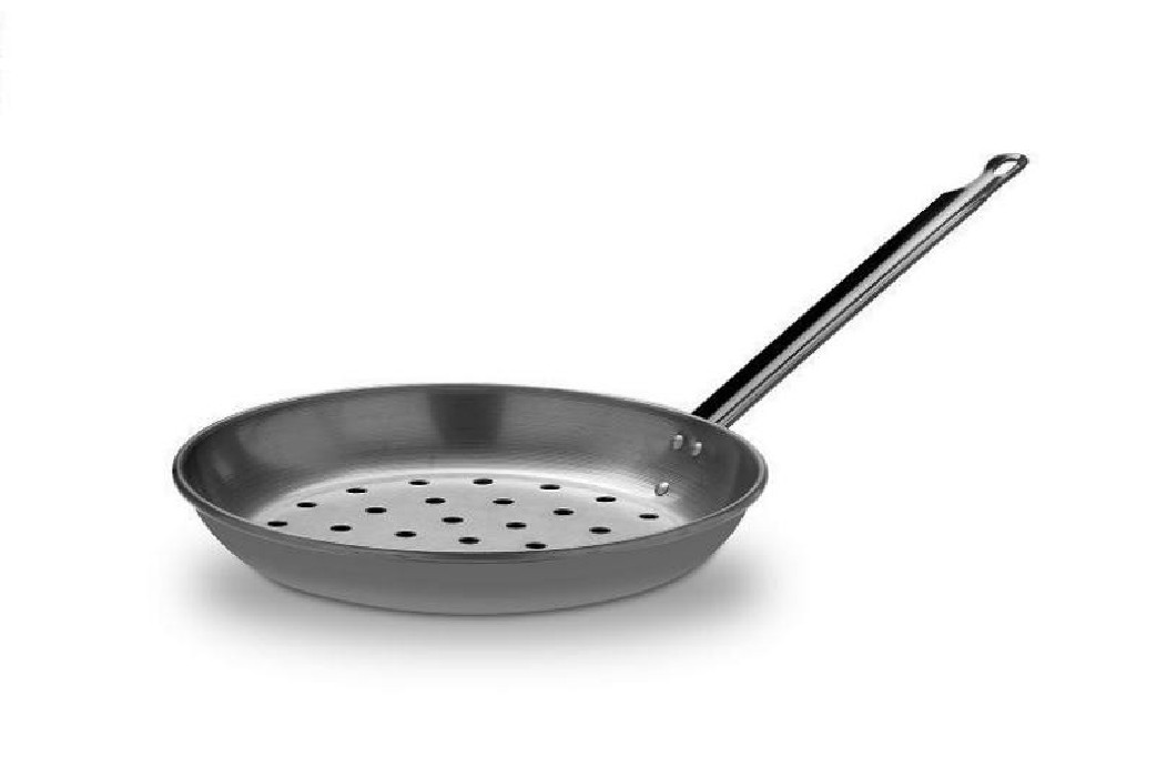 SARTEN ASA-CASTAÑAS 28 CM  RF.1028