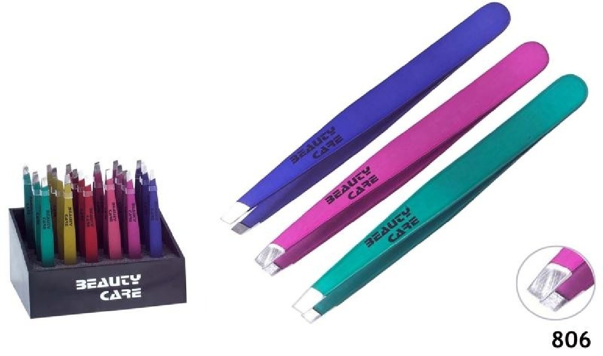 PINZA DEPILAR DARK RUBBER RF.806