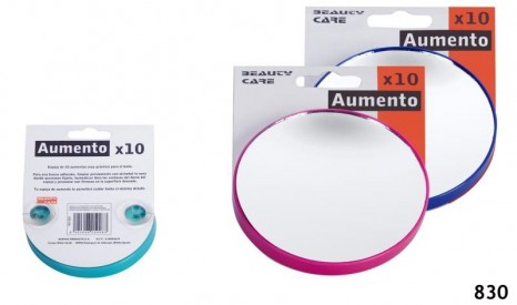 ESPEJO C/VENTOSA 9CM RF.830