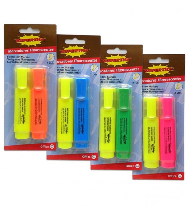 MARCADOR X2 FLUORESCENTE RF.4786