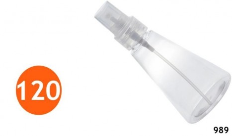ATOMIZADOR TRANSP.120ML RF.989